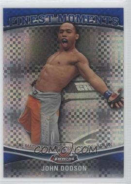 2012 Topps UFC Finest - Finest Moments - Blue X-Fractor #FM-JD - John Dodson /188