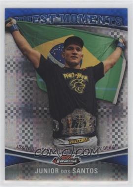 2012 Topps UFC Finest - Finest Moments - Blue X-Fractor #FM-JDS - Junior Dos Santos /188