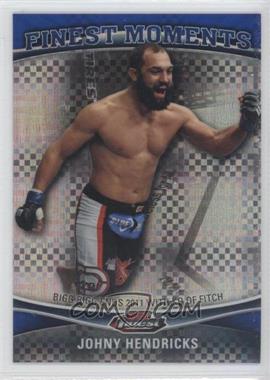 2012 Topps UFC Finest - Finest Moments - Blue X-Fractor #FM-JH - Johny Hendricks /188