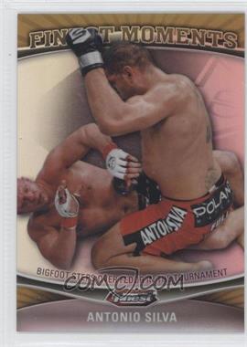 2012 Topps UFC Finest - Finest Moments - Gold Refractor #FM-AS - Antonio Silva /88