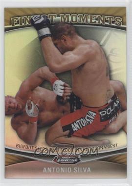 2012 Topps UFC Finest - Finest Moments - Gold Refractor #FM-AS - Antonio Silva /88
