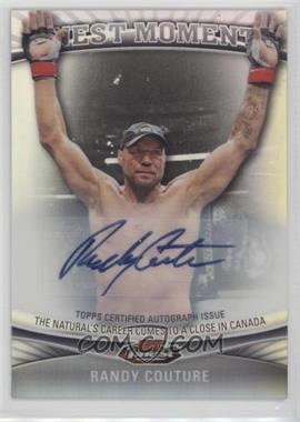 2012 Topps UFC Finest - Finest Moments - Refractor Autographs [Autographed] #FM-RC - Randy Couture