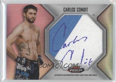 2012 Topps UFC Finest - Jumbo Fight Mat Relics - Autographed #FMAR-CC - Carlos Condit