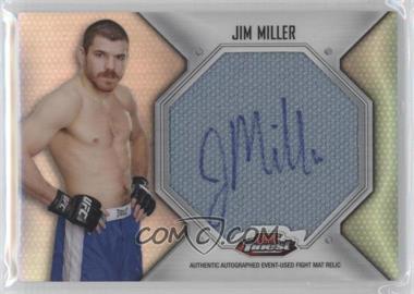 2012 Topps UFC Finest - Jumbo Fight Mat Relics - Autographed #FMAR-JM - Jim Miller
