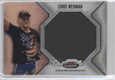 2012 Topps UFC Finest - Jumbo Fight Mat Relics #FFJM-CW - Chris Weidman