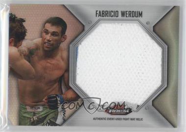 2012 Topps UFC Finest - Jumbo Fight Mat Relics #FFJM-FW - Fabricio Werdum