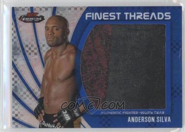 2012 Topps UFC Finest - Jumbo Finest Threads - Blue X-Fractor #JFT-AS - Anderson Silva /188