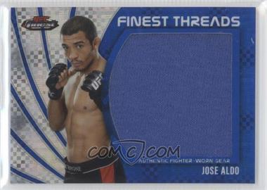 2012 Topps UFC Finest - Jumbo Finest Threads - Blue X-Fractor #JFT-JA - Jose Aldo /188