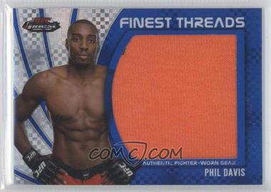 2012 Topps UFC Finest - Jumbo Finest Threads - Blue X-Fractor #JFT-PD - Phil Davis /188