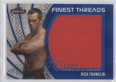 2012 Topps UFC Finest - Jumbo Finest Threads - Blue X-Fractor #JFT-RF - Rich Franklin /188