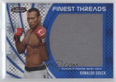 2012 Topps UFC Finest - Jumbo Finest Threads - Blue X-Fractor #JFT-RS - Ronaldo Souza /188