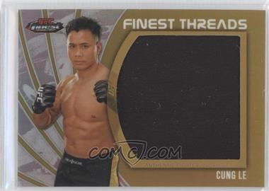 2012 Topps UFC Finest - Jumbo Finest Threads - Gold Refractor #JFT-CLE - Cung Le /88
