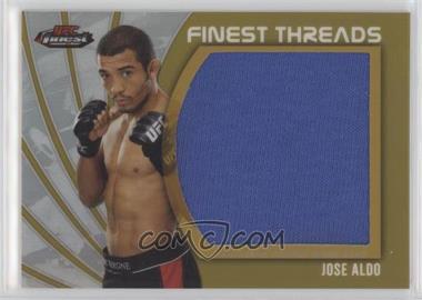 2012 Topps UFC Finest - Jumbo Finest Threads - Gold Refractor #JFT-JA - Jose Aldo /88