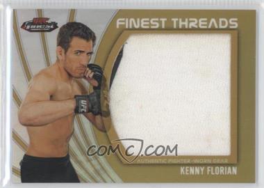 2012 Topps UFC Finest - Jumbo Finest Threads - Gold Refractor #JFT-KF - Kenny Florian /88