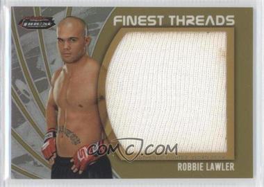 2012 Topps UFC Finest - Jumbo Finest Threads - Gold Refractor #JFT-RL - Robbie Lawler /88