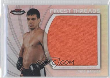 2012 Topps UFC Finest - Jumbo Finest Threads #JFT-LM - Lyoto Machida