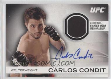 2012 Topps UFC Knockout - Fight Gear Autographs #AFG-CCO - Carlos Condit /275