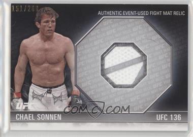 2012 Topps UFC Knockout - Fight Mat Relics #FM-CS - Chael Sonnen /288