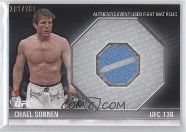 2012 Topps UFC Knockout - Fight Mat Relics #FM-CS - Chael Sonnen /288