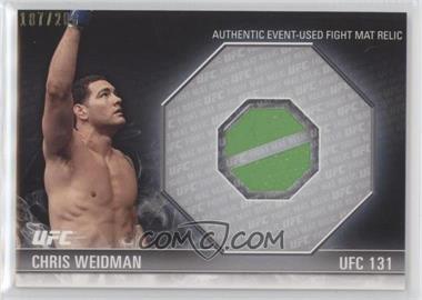 2012 Topps UFC Knockout - Fight Mat Relics #FM-CW - Chris Weidman /288