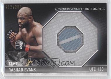 2012 Topps UFC Knockout - Fight Mat Relics #FM-RE - Rashad Evans /288