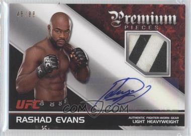 2012 Topps UFC Knockout - Premium Pieces Relics - Autographs #APP-RE - Rashad Evans /88