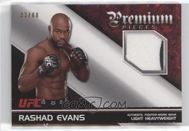 2012 Topps UFC Knockout - Premium Pieces Relics #PP-RE - Rashad Evans /88
