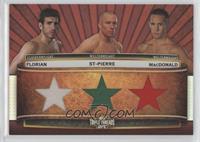 Kenny Florian, Rory MacDonald, Georges St-Pierre #/36
