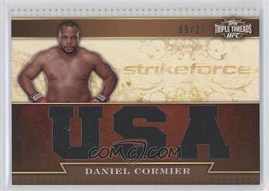 2012 Topps UFC Knockout - Triple Threads Relics - Sepia #TTR-DCO - Daniel Cormier /27