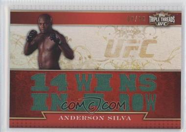 2012 Topps UFC Knockout - Triple Threads Relics #TTR-ASI - Anderson Silva /36