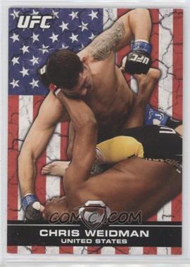 2013 Topps UFC Bloodlines - [Base] - Flag #23 - Chris Weidman /188