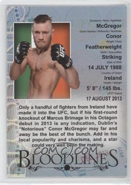 2013 Topps UFC Bloodlines - Bloodlines #BL-CM - Conor McGregor
