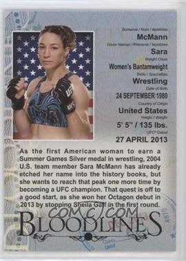 2013 Topps UFC Bloodlines - Bloodlines #BL-SM - Sara McMann