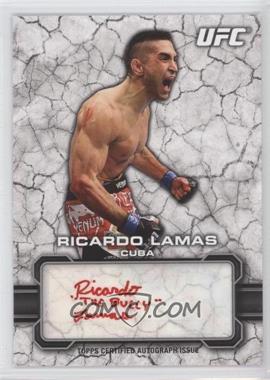 2013 Topps UFC Bloodlines - Fighter Autographs - Red Ink #FA-RL - Ricardo Lamas /15