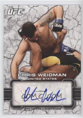 2013 Topps UFC Bloodlines - Fighter Autographs #FA-CW - Chris Weidman