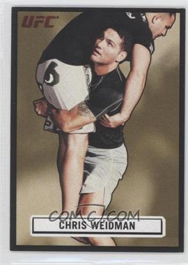 2013 Topps UFC Bloodlines - Octagon-side - Black #OS-CW - Chris Weidman /88