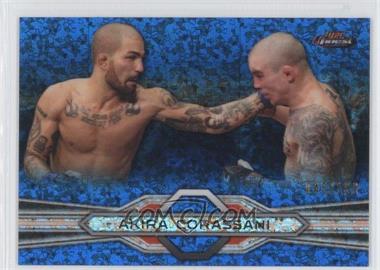 2013 Topps UFC Finest - [Base] - Blue Refractor #17 - Akira Corassani /188