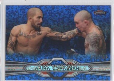 2013 Topps UFC Finest - [Base] - Blue Refractor #17 - Akira Corassani /188