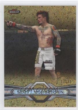 2013 Topps UFC Finest - [Base] - Gold Refractor #73 - Scott Jorgensen /88