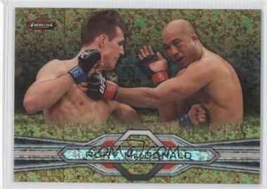 2013 Topps UFC Finest - [Base] - Gold Refractor #93 - Rory MacDonald /88
