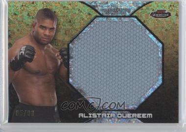 2013 Topps UFC Finest - Fight Mat Jumbo Relic - Gold Refractor #FFM-AO - Alistair Overeem /88