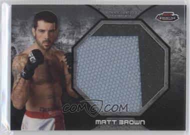 2013 Topps UFC Finest - Fight Mat Jumbo Relic #FFM-MB - Matt Brown