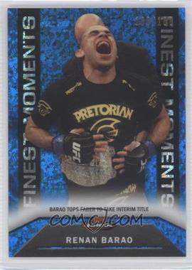 2013 Topps UFC Finest - Finest Moments - Blue Refractor #FM-13 - Renan Barao /188