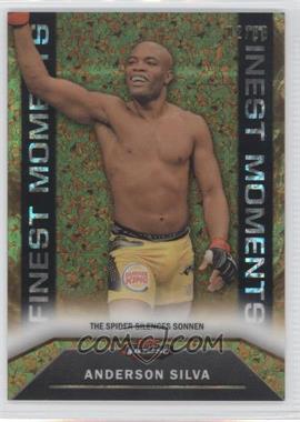 2013 Topps UFC Finest - Finest Moments - Gold Refractor #FM-12 - Anderson Silva /88