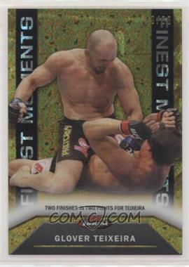 2013 Topps UFC Finest - Finest Moments - Gold Refractor #FM-25 - Glover Teixeira /88