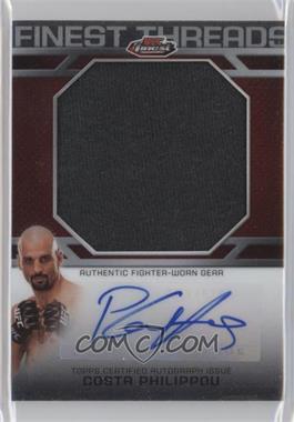 2013 Topps UFC Finest - Finest Threads Autograph Relics #FTAR-CP - Constantinos Philippou (Costa Philippou)