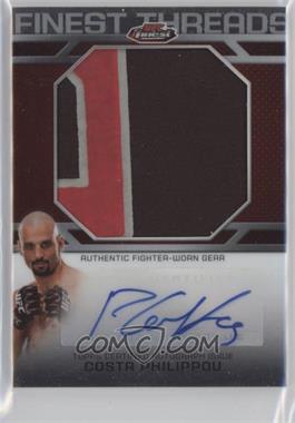 2013 Topps UFC Finest - Finest Threads Autograph Relics #FTAR-CP - Constantinos Philippou (Costa Philippou)