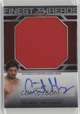 2013 Topps UFC Finest - Finest Threads Autograph Relics #FTAR-GM - Gilbert Melendez