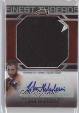 2013 Topps UFC Finest - Finest Threads Autograph Relics #FTAR-JM - John Makdessi