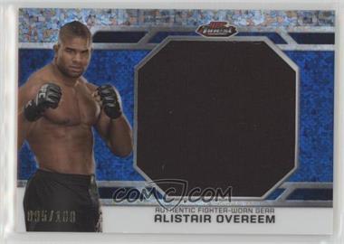 2013 Topps UFC Finest - Jumbo Finest Threads - Blue Refractor #JFT-AO - Alistair Overeem /188